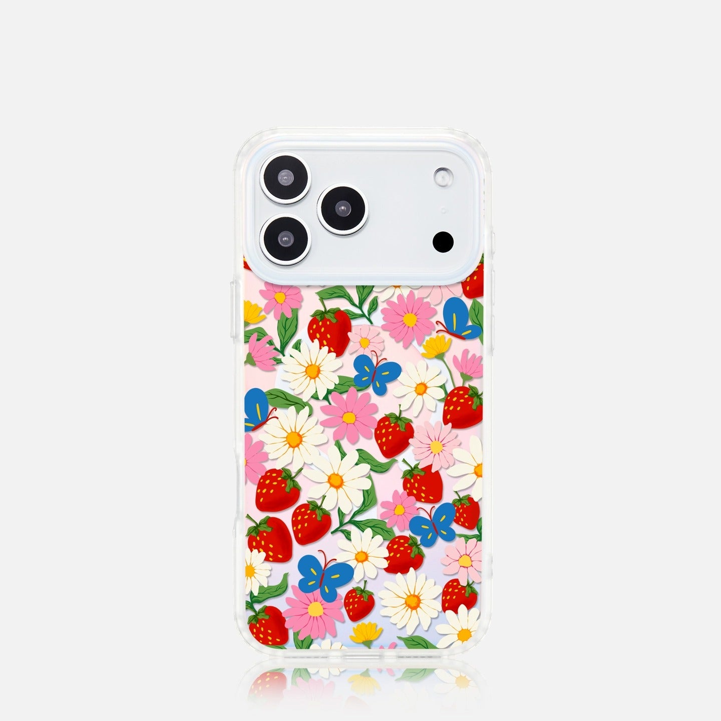 iCraftPro | Magnetic Holographic Case with Lanyard for iPhone 17 Pro Max, Fresh Style, Fits iPhone 16/15/14/13/12 Pro