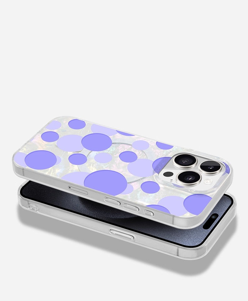 iCraftPro | Magnetic Purple Shell Case for iPhone 17-13 Pro Max | Women's Design