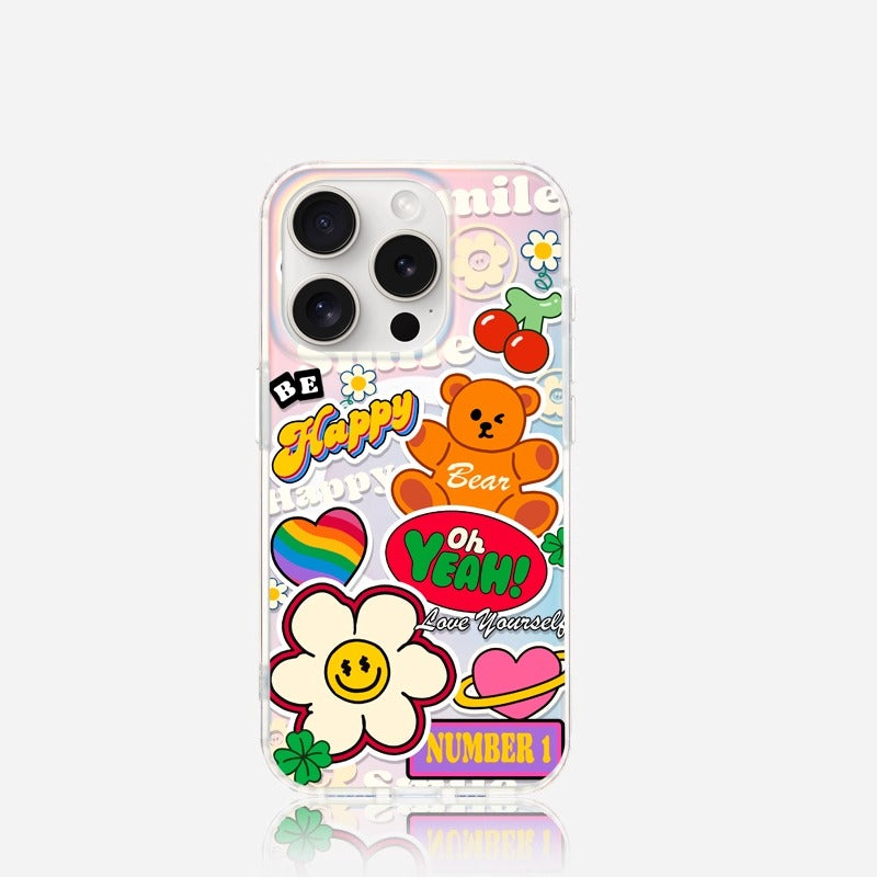 iCraftPro | Fresh Creative Sunflower Case, Magnetic with Strap for iPhone 12 to 17 Pro Max