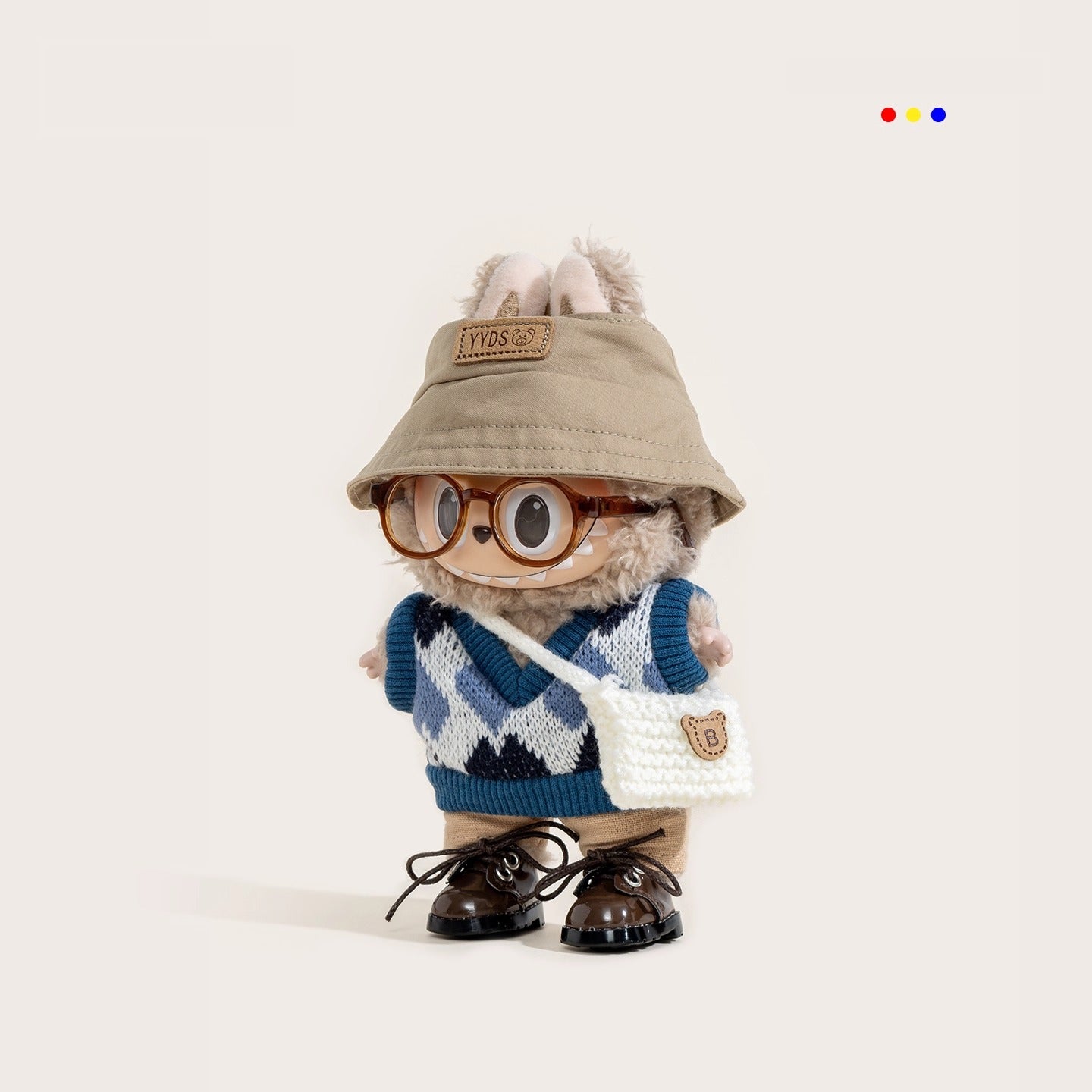 iCraftPro | British Style Sweater Labubu Handmade Clothes