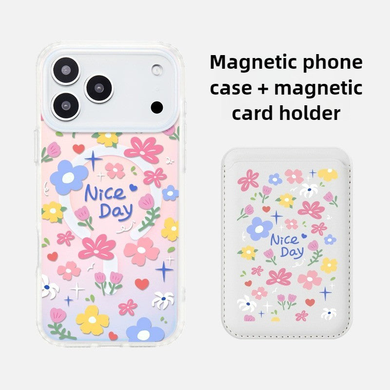 iCraftPro | MagSafe Case: Floral Design with Strap