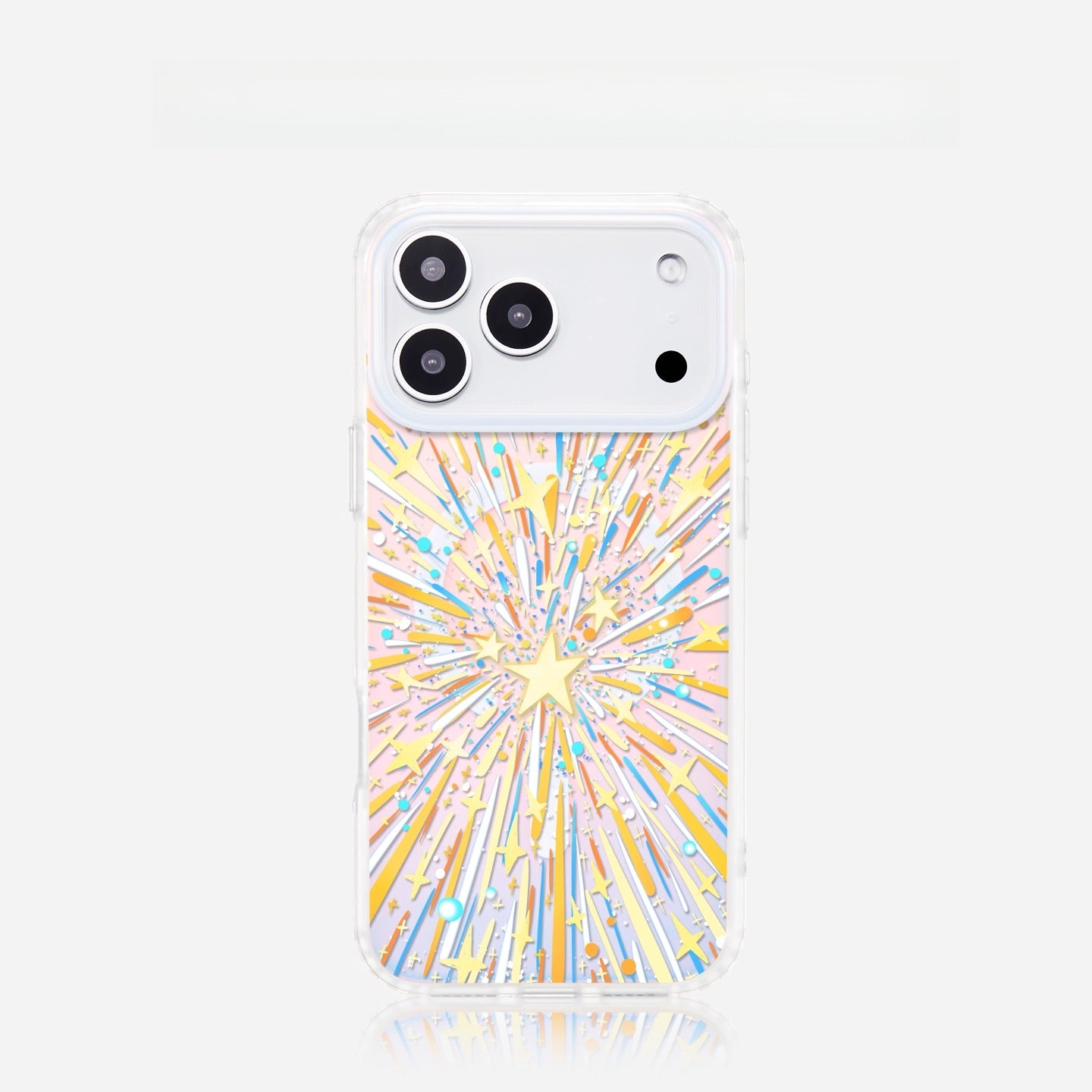 iCraftPro | Magnetic Case for IPhone with Gradient Holographic Star Design