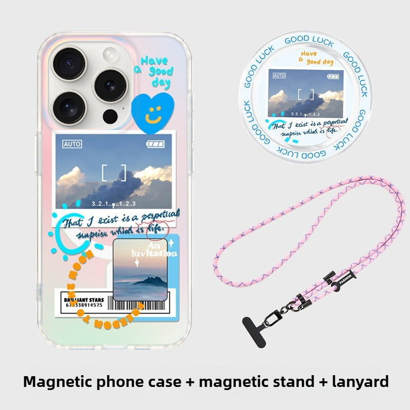 iCraftPro | Dreamy Cloud Case ☁️ with MagSafe & Lanyard for Women
