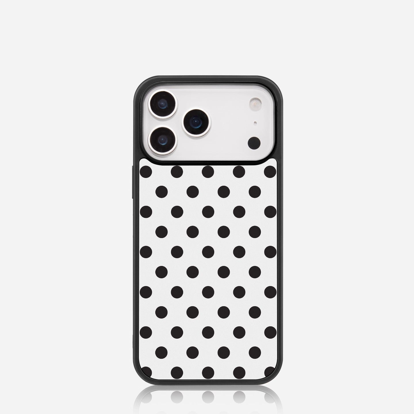 iCraftPro | Matte Magnetic Case with Polka Dot Pattern for iPhone 12/13/14/15/16 Pro/17 Pro Max