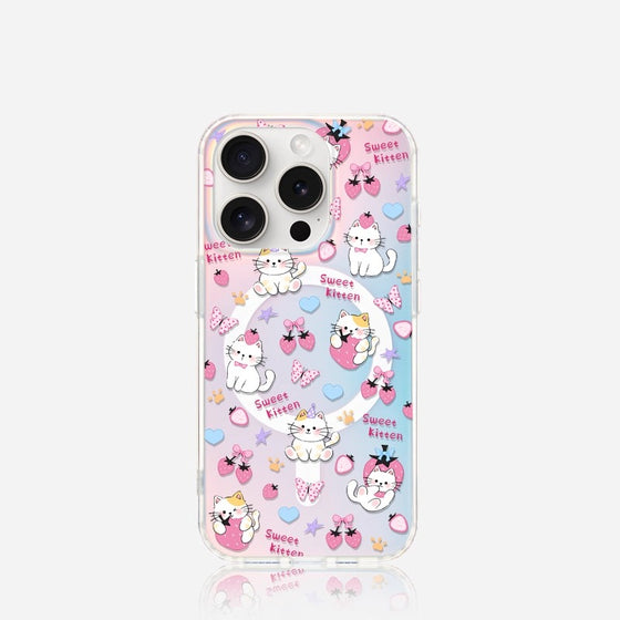 Strawberry Cat - Phone Case