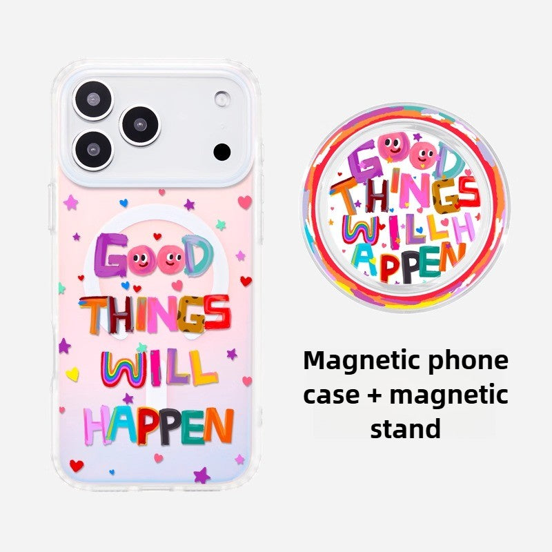 iCraftPro | iPhoneApple Series Super Stylish Dopamine Colorful Letter Anti-Drop Case