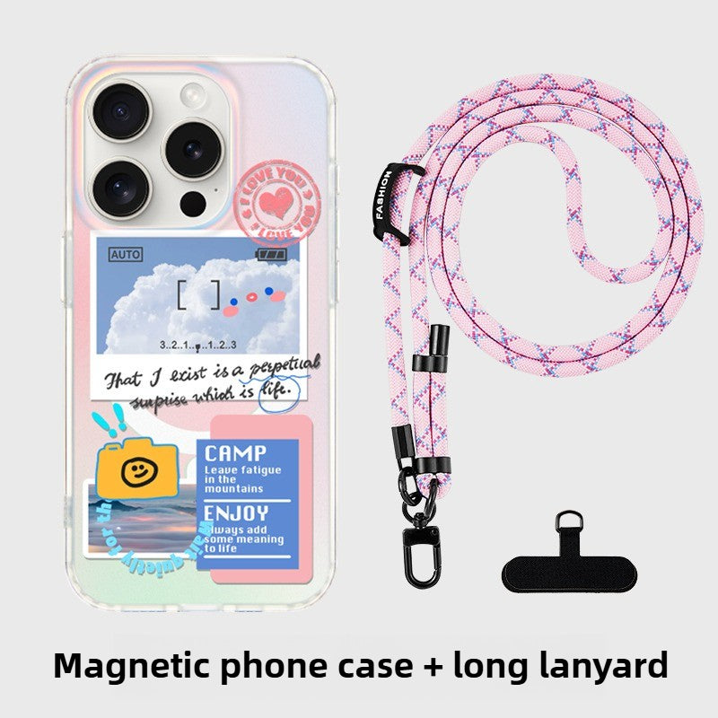 iCraftPro | Dreamy Cloud Case ☁️ with MagSafe & Lanyard for Women