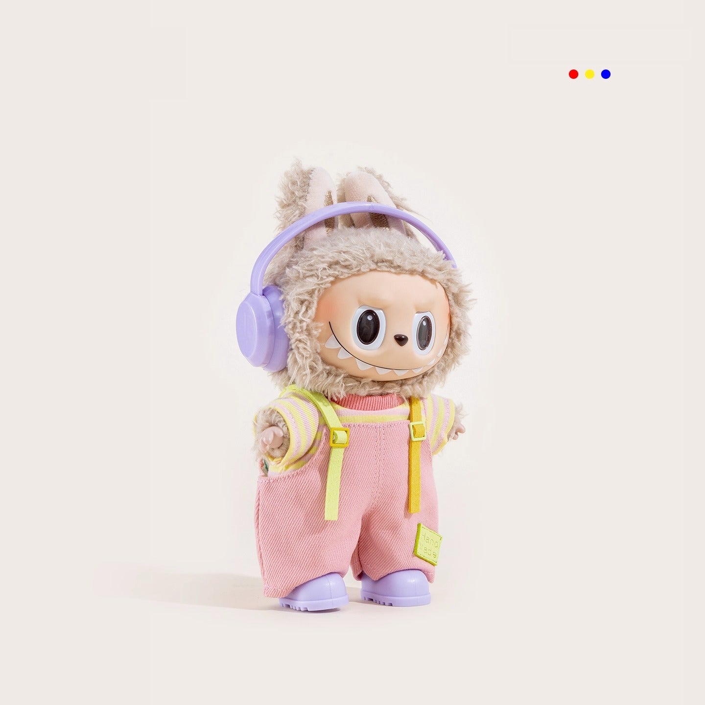 iCraftPro | Cute Dopamine Labubu Doll Handmade 4pcs Clothes