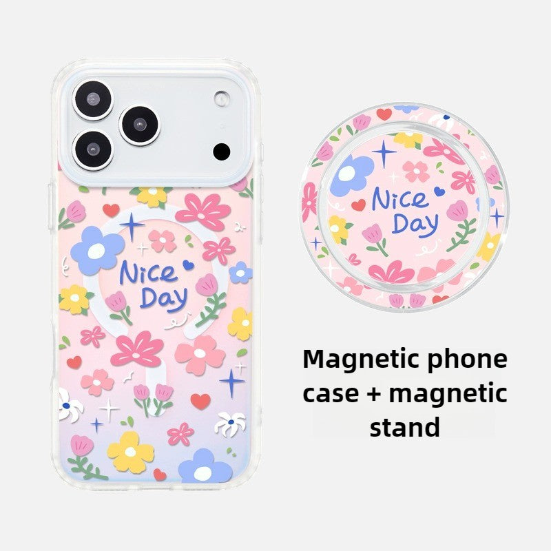 iCraftPro | MagSafe Case: Floral Design with Strap