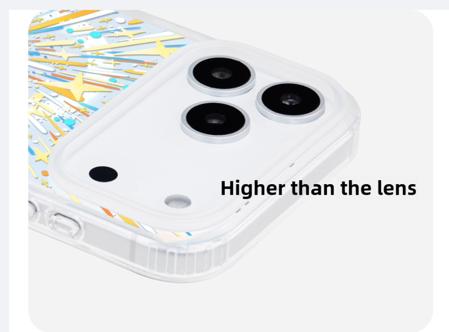 iCraftPro | Magnetic Case for IPhone with Gradient Holographic Star Design