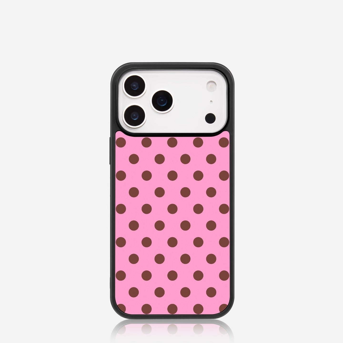iCraftPro | Matte Magnetic Case with Polka Dot Pattern for iPhone 12/13/14/15/16 Pro/17 Pro Max