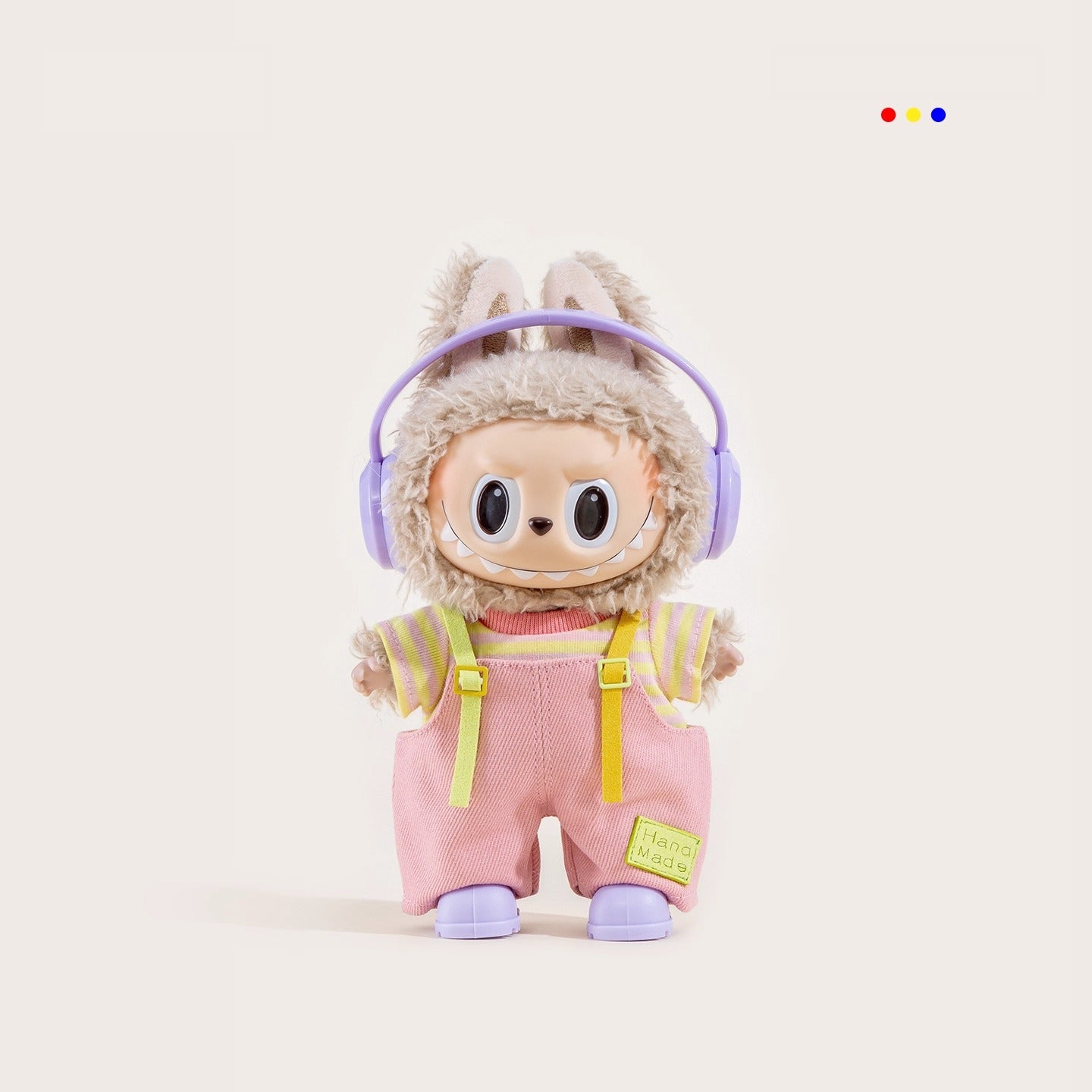 iCraftPro | Cute Dopamine Labubu Doll Handmade 4pcs Clothes