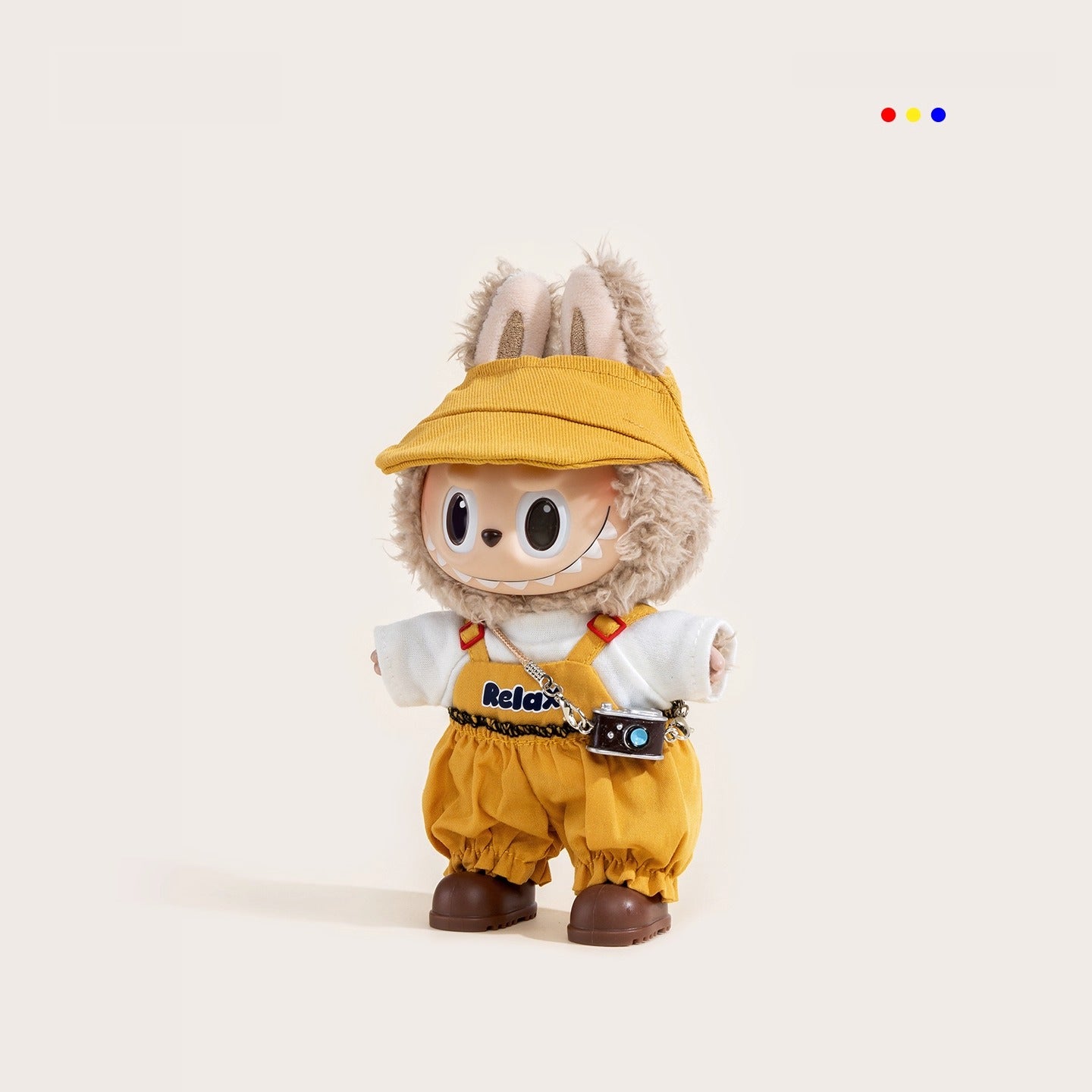 iCraftPro | Cute Yellow Sports Style Labubu 5pcs Clothes