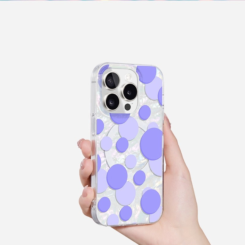 iCraftPro | Magnetic Purple Shell Case for iPhone 17-13 Pro Max | Women's Design