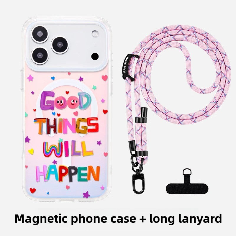 iCraftPro | iPhoneApple Series Super Stylish Dopamine Colorful Letter Anti-Drop Case