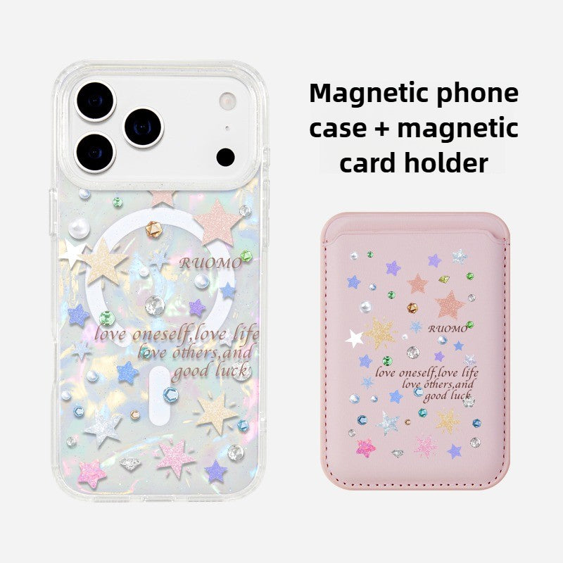 iCraftPro | Aesthetic Shell and Stars Design - MagSafe Protective Case for iPhone 17ProMax 16/15/14