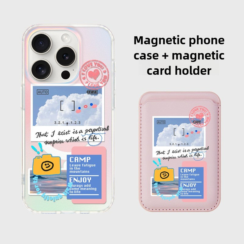 iCraftPro | Dreamy Cloud Case ☁️ with MagSafe & Lanyard for Women