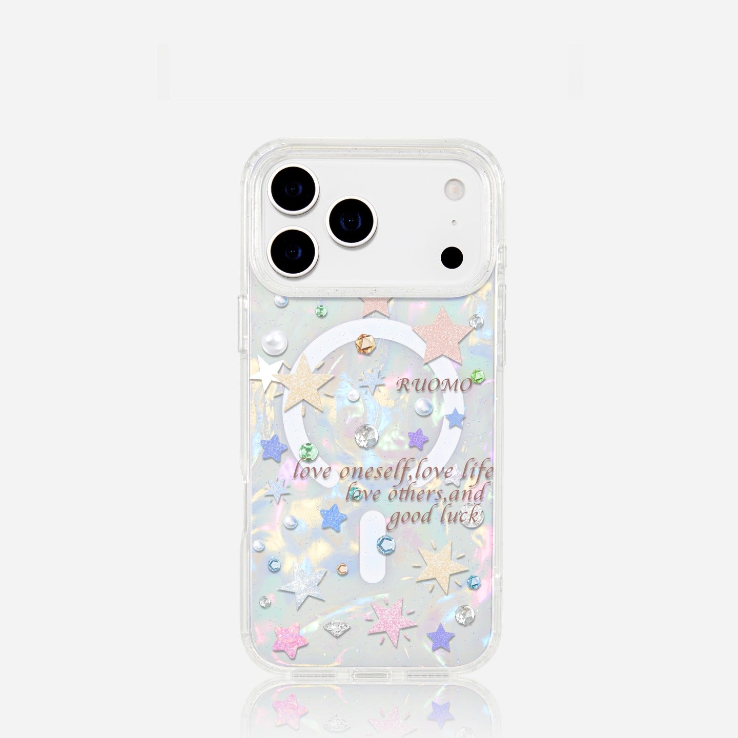 iCraftPro | Aesthetic Shell and Stars Design - MagSafe Protective Case for iPhone 17ProMax 16/15/14