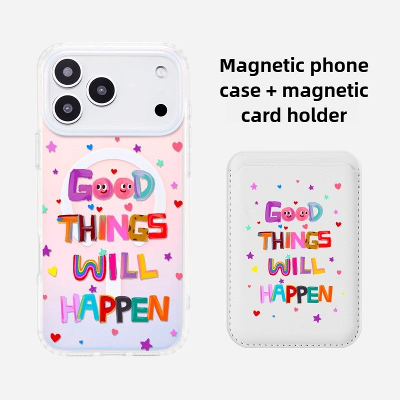 iCraftPro | iPhoneApple Series Super Stylish Dopamine Colorful Letter Anti-Drop Case