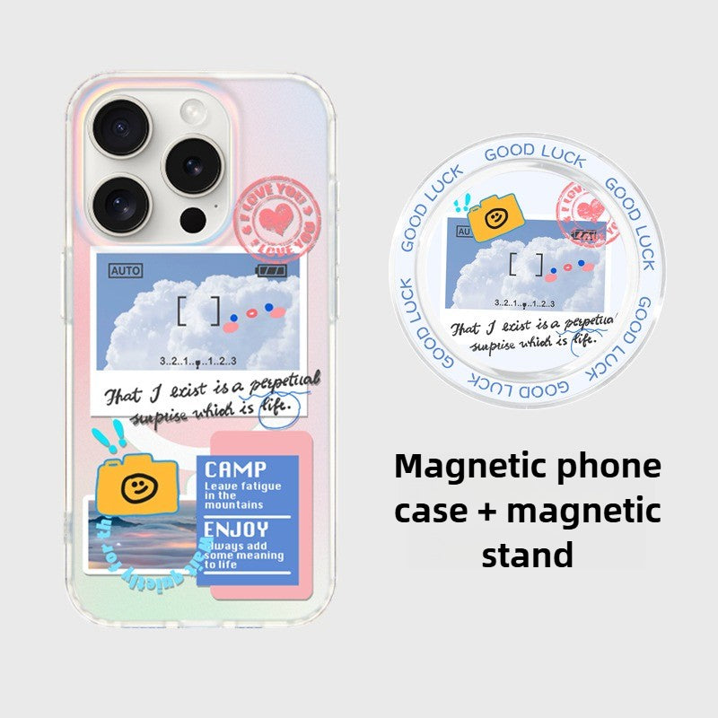 iCraftPro | Dreamy Cloud Case ☁️ with MagSafe & Lanyard for Women