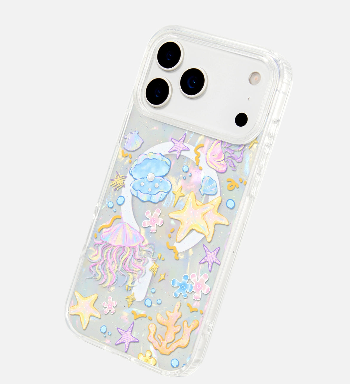 iCraftPro | Colorful Seashells Dreamy Ocean Case for iPhone 13-17 Pro Max