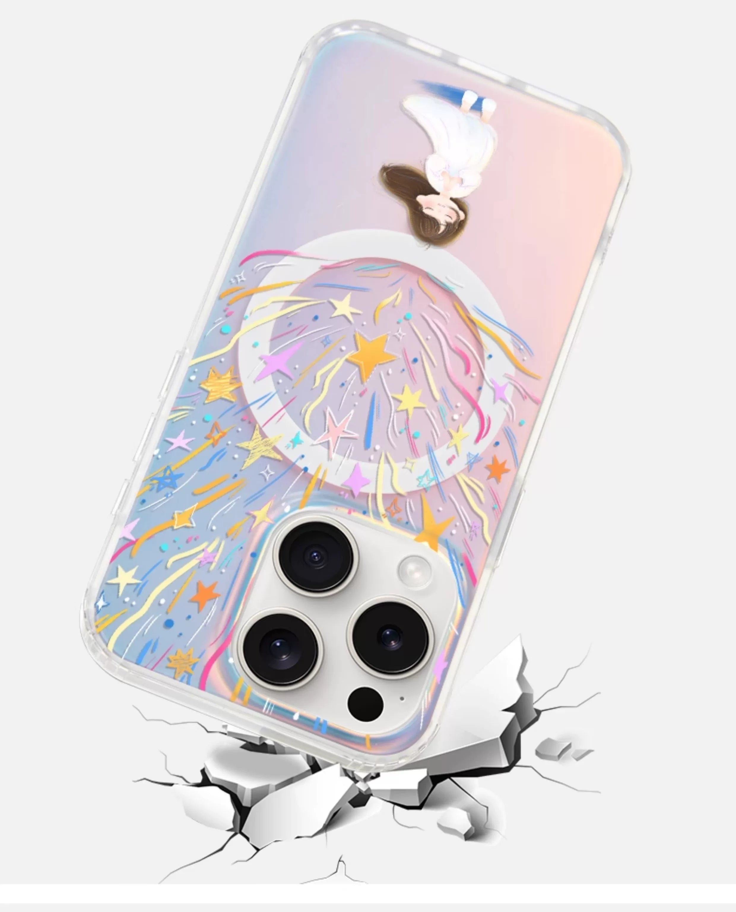 iCraftPro | Magnetic Holographic Case for iPhone 12/13/14/15/16/17 Pro Max
