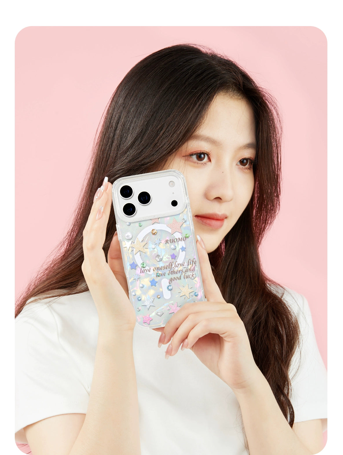 iCraftPro | Aesthetic Shell and Stars Design - MagSafe Protective Case for iPhone 17ProMax 16/15/14