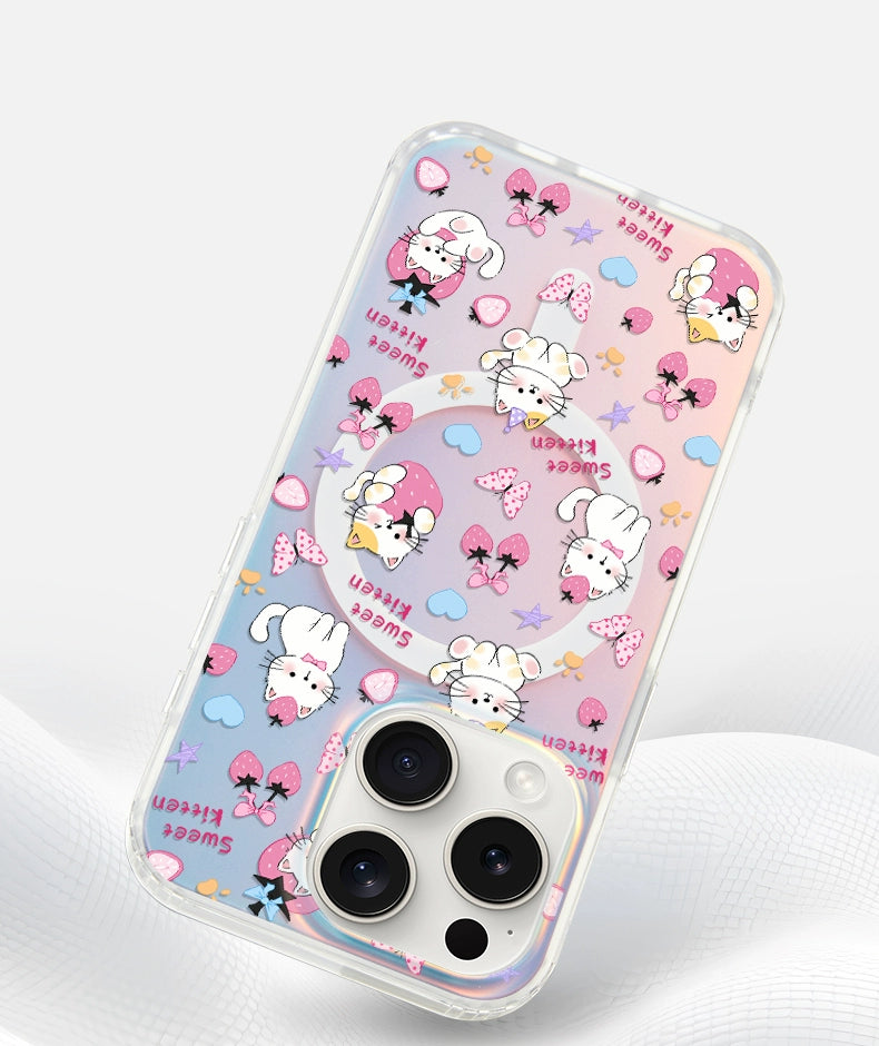 Strawberry Cat - Phone Case