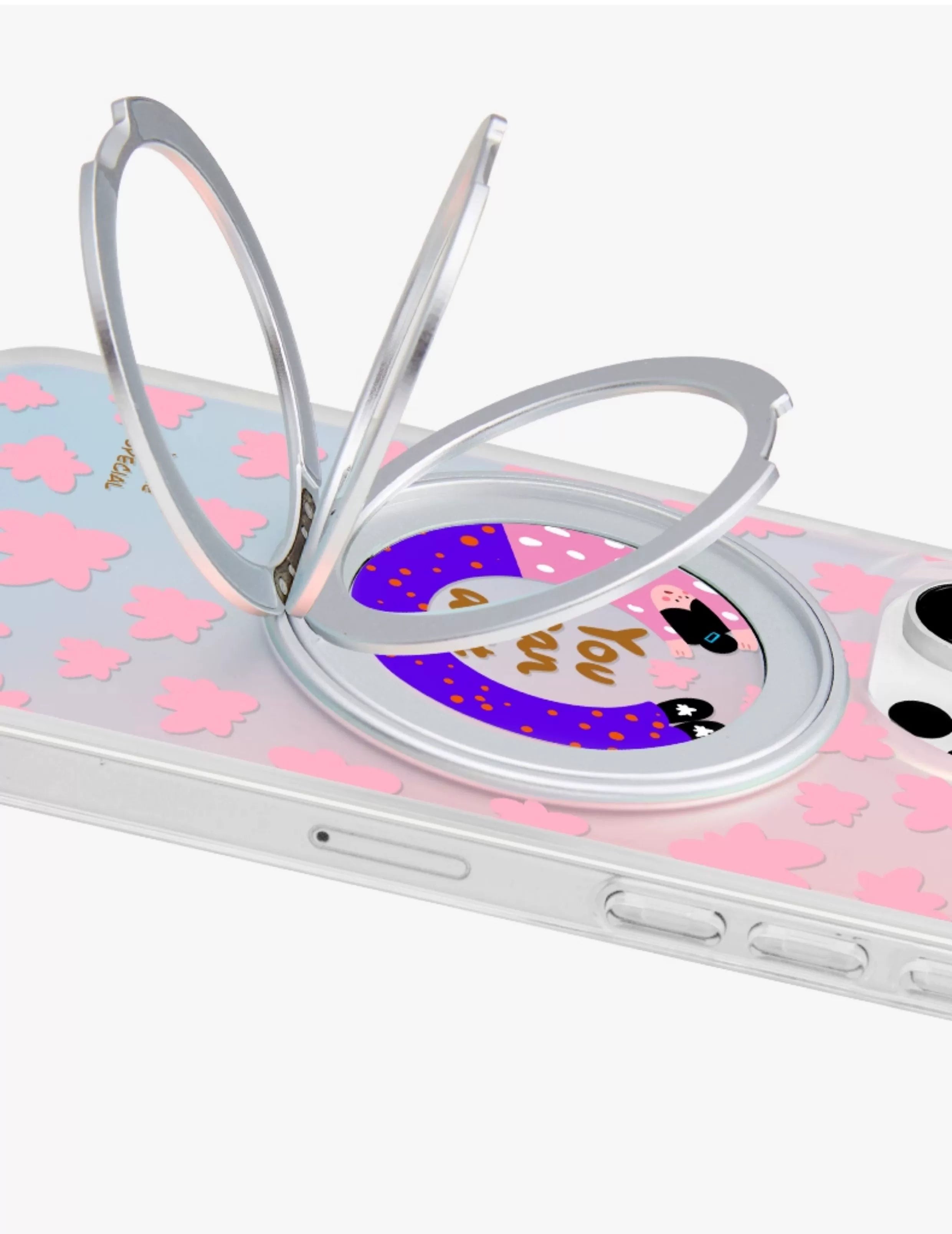 iCraftPro | Apple 17promax mobile phone case new iphone16pro advanced sense 15 magnetic suction magsafe with bracket fulcrum 14 laser gradual change 13 creative cute ip fashion niche