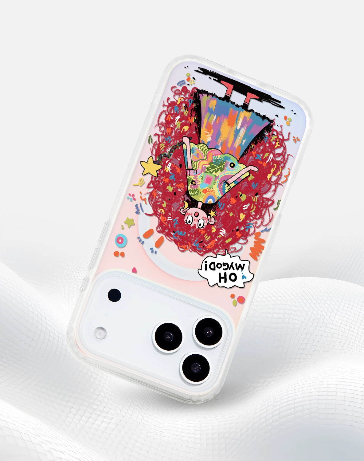 iCraftPro | Enchanted Magical Girl Case - Gradient Holographic with MagSafe & Lanyard