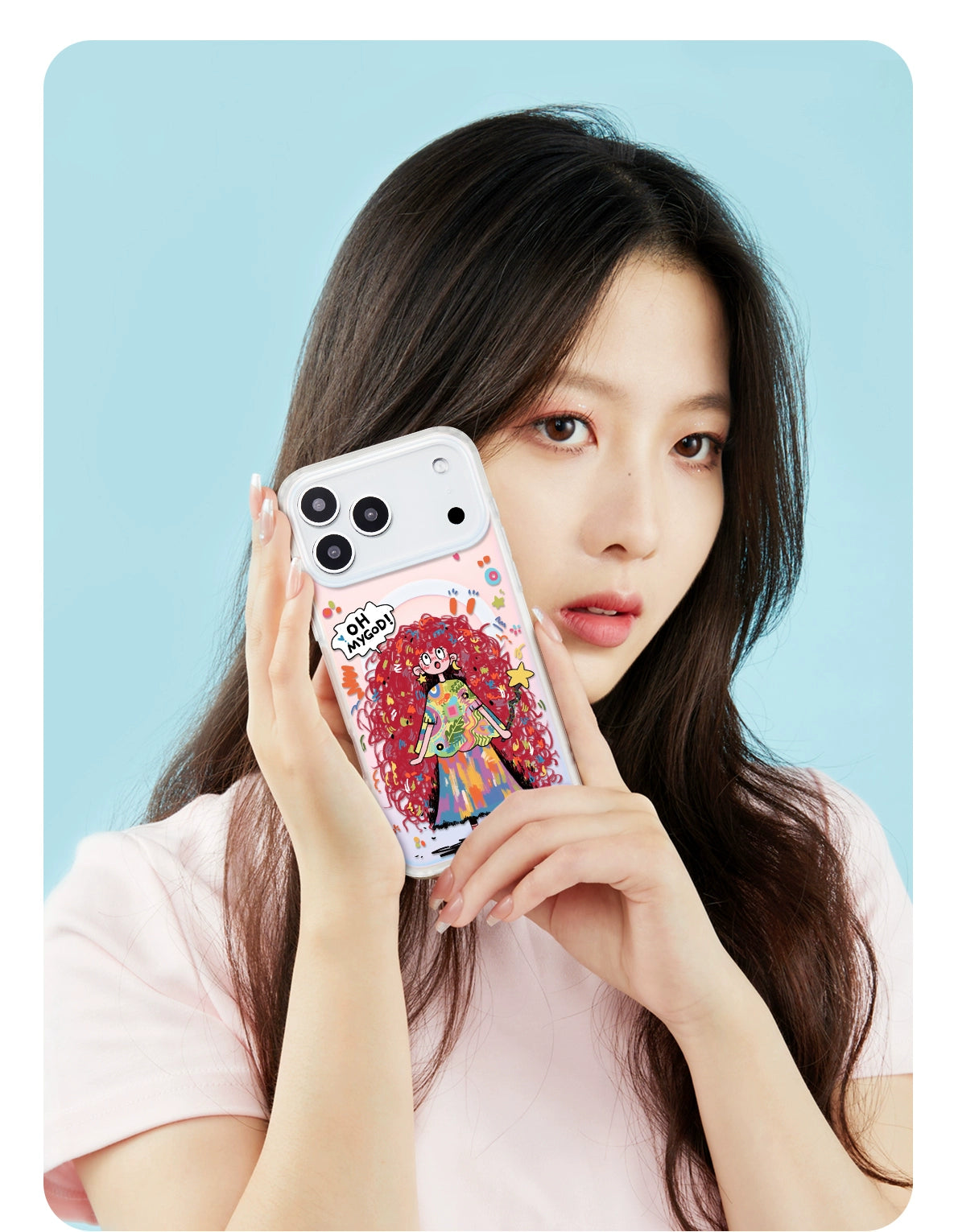 iCraftPro | Enchanted Magical Girl Case - Gradient Holographic with MagSafe & Lanyard