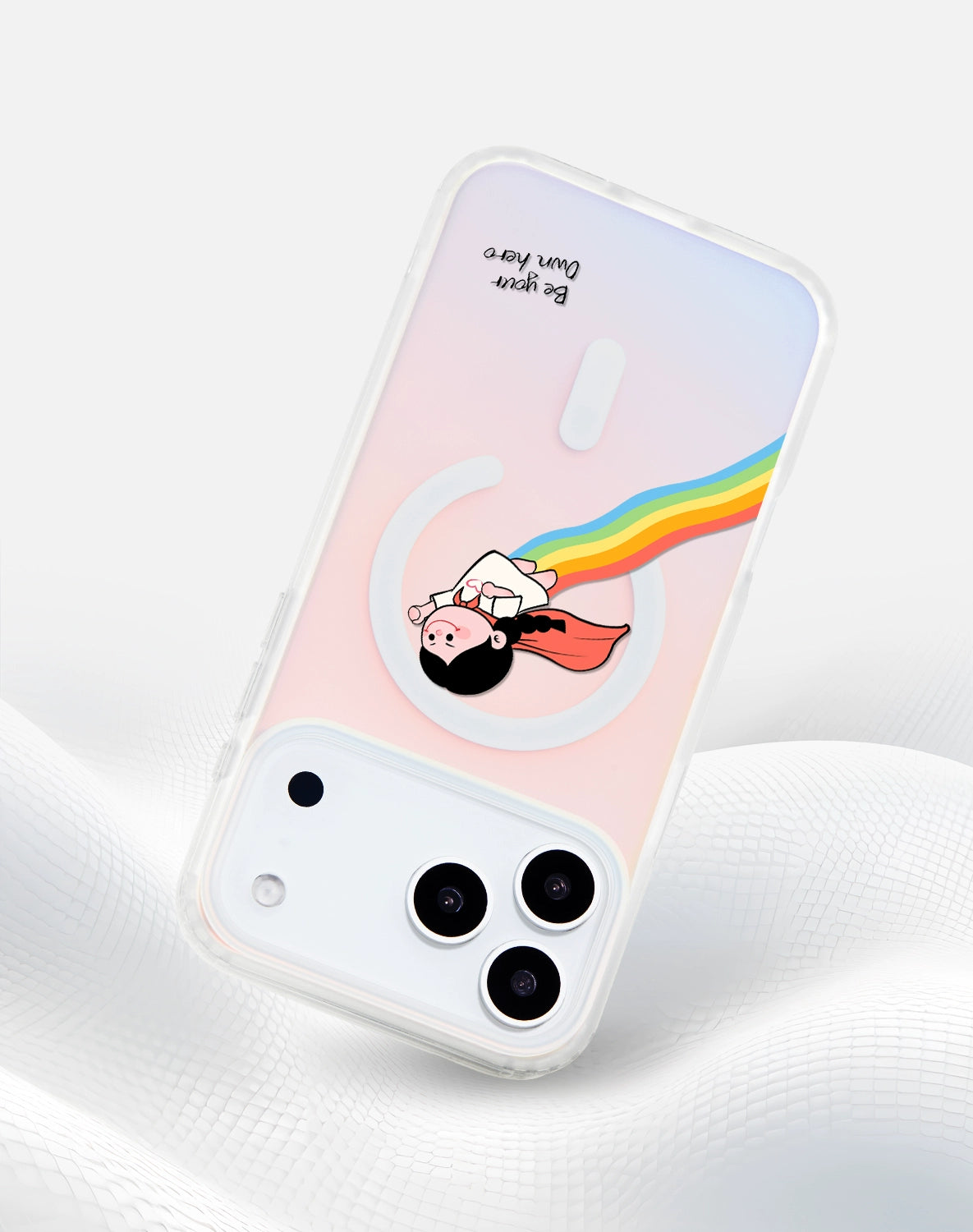 iCraftPro | Gradient Holographic MagSafe Case with Strap for iPhone 12-17 Pro Max