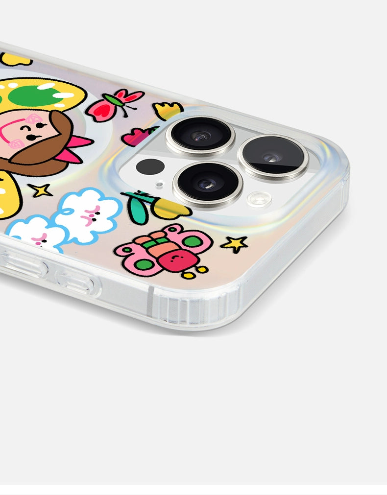 iCraftPro | Apple 17promax mobile phone case new iphone16pro women's 15 advanced magnetic suction magsafe laser fashion 14 cartoon 13 creative butterfly girl 12 protective case