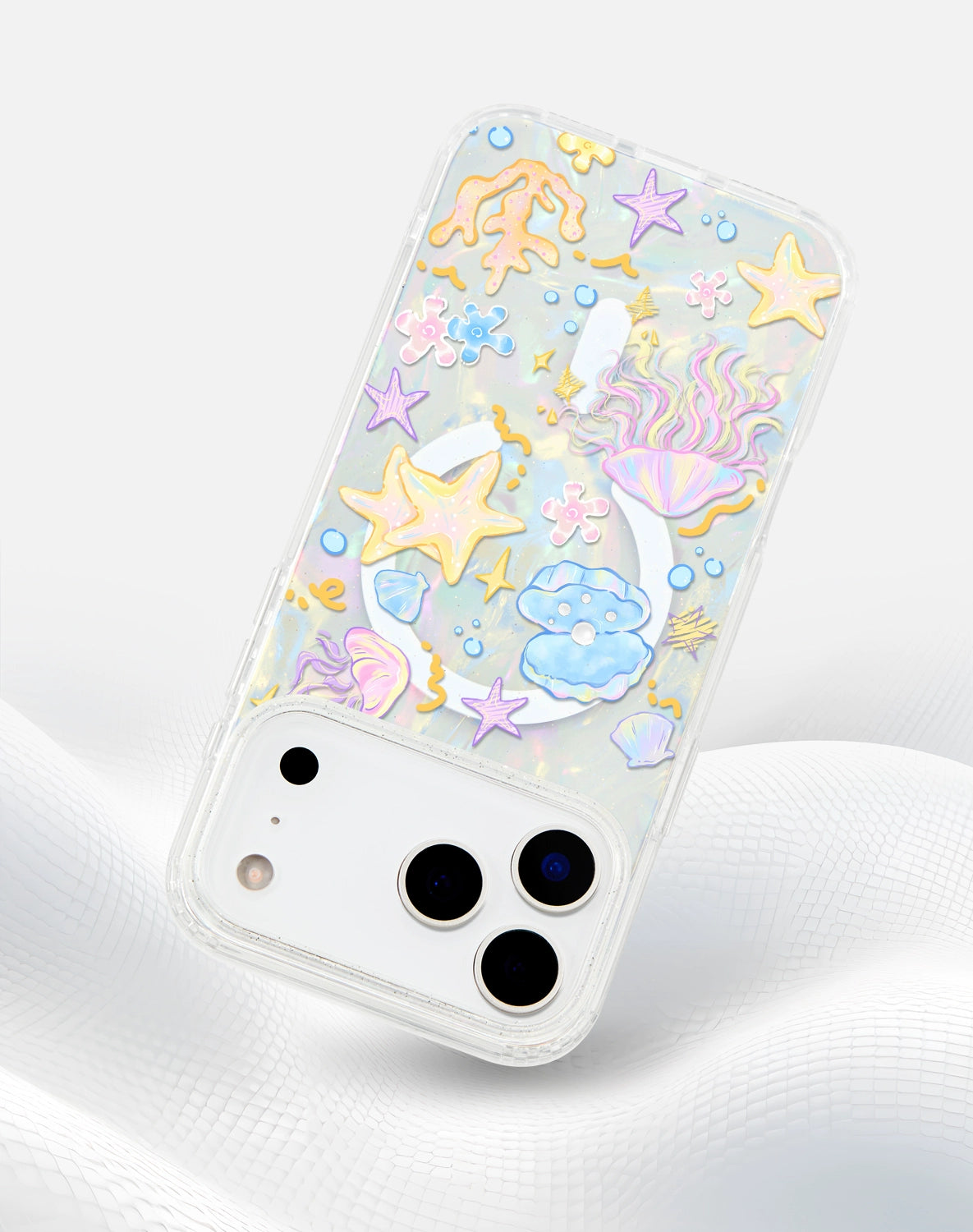iCraftPro | Colorful Seashells Dreamy Ocean Case for iPhone 13-17 Pro Max