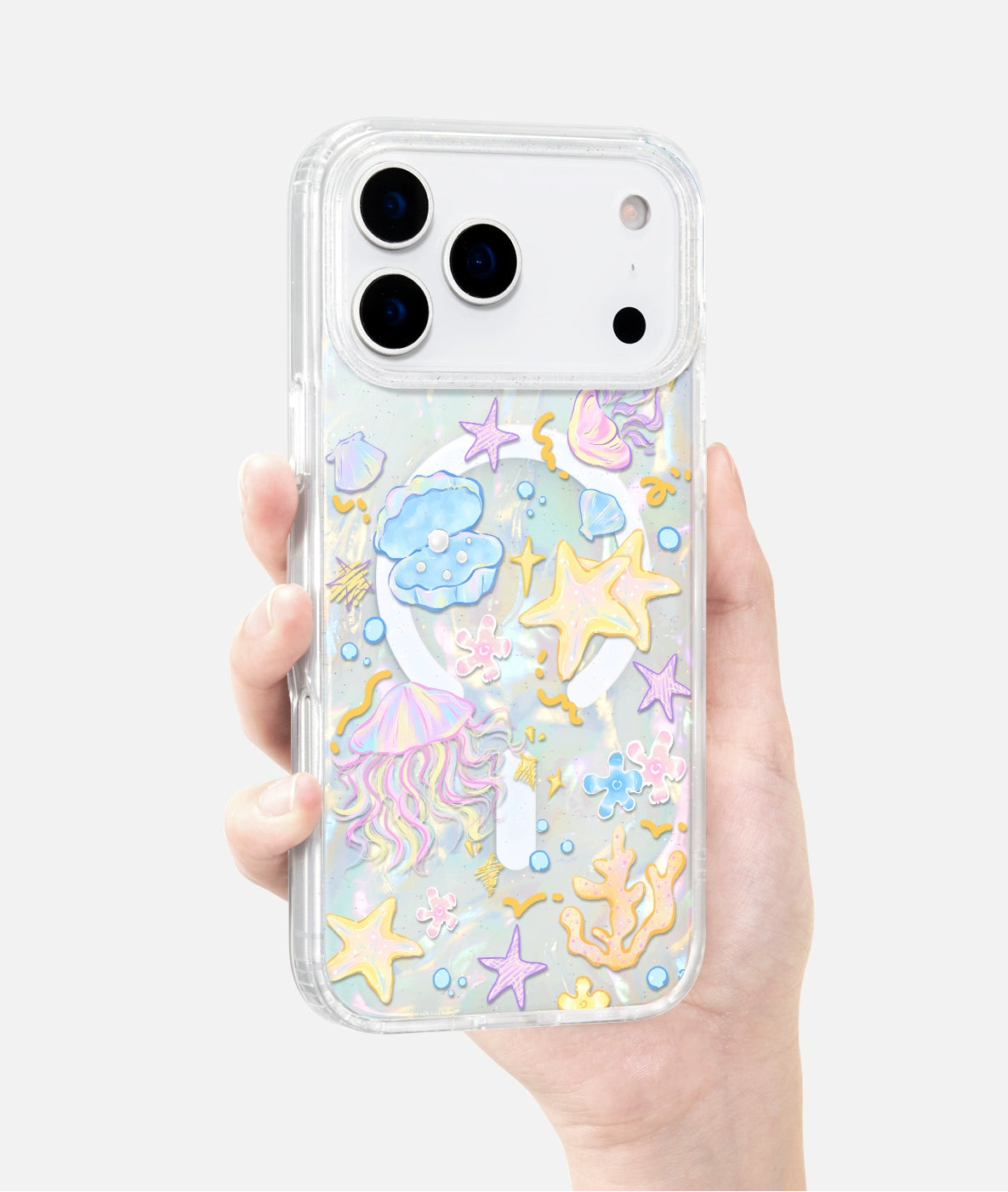 iCraftPro | Colorful Seashells Dreamy Ocean Case for iPhone 13-17 Pro Max