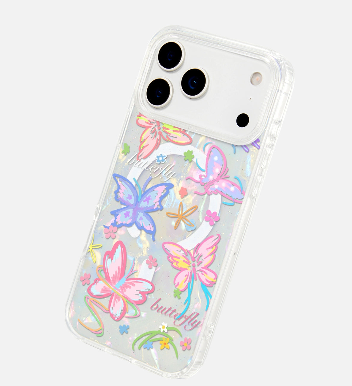 iCraftPro | Aesthetic Shell & Butterfly Case 🦋 with MagSafe for Women