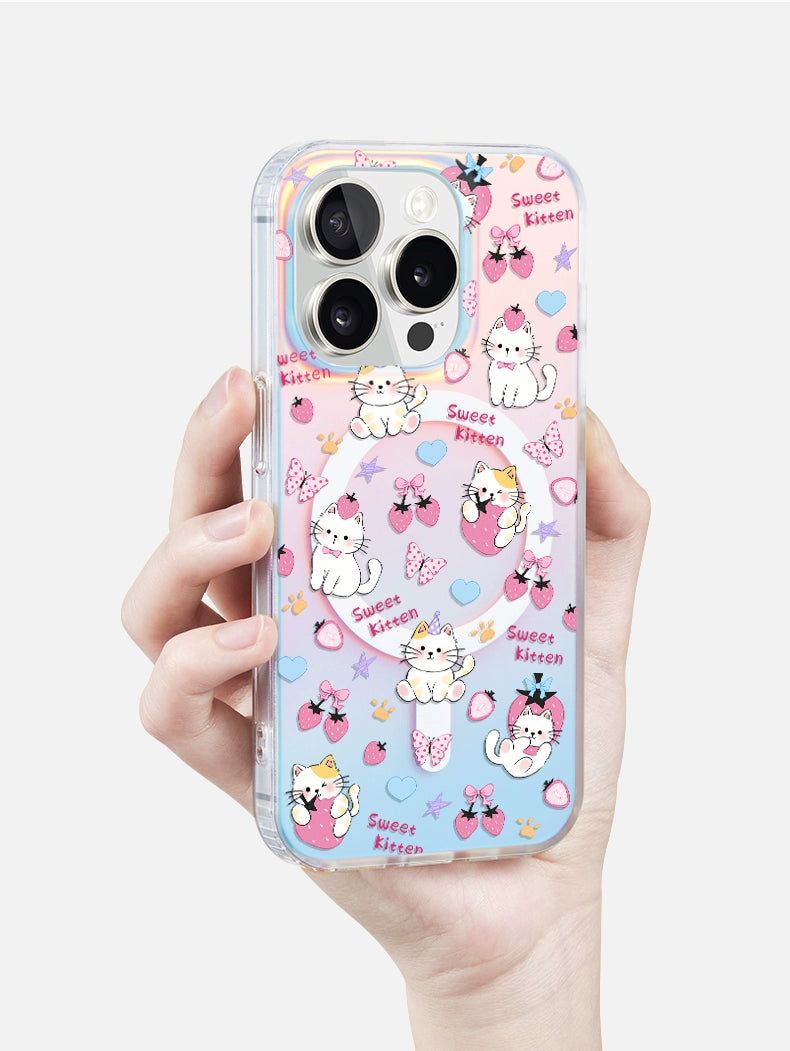 Strawberry Cat - Phone Case