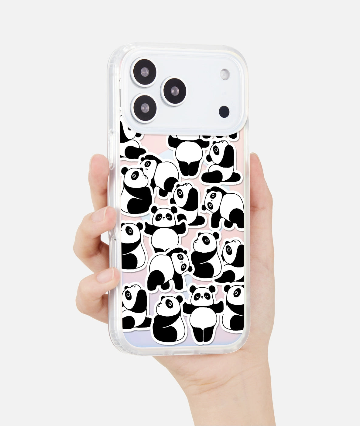 iCraftPro | Magnetic Case with Unique Cartoon Panda Design, MagSafe Compatible for iPhone 12/13/14/15/16/17 Pro Max