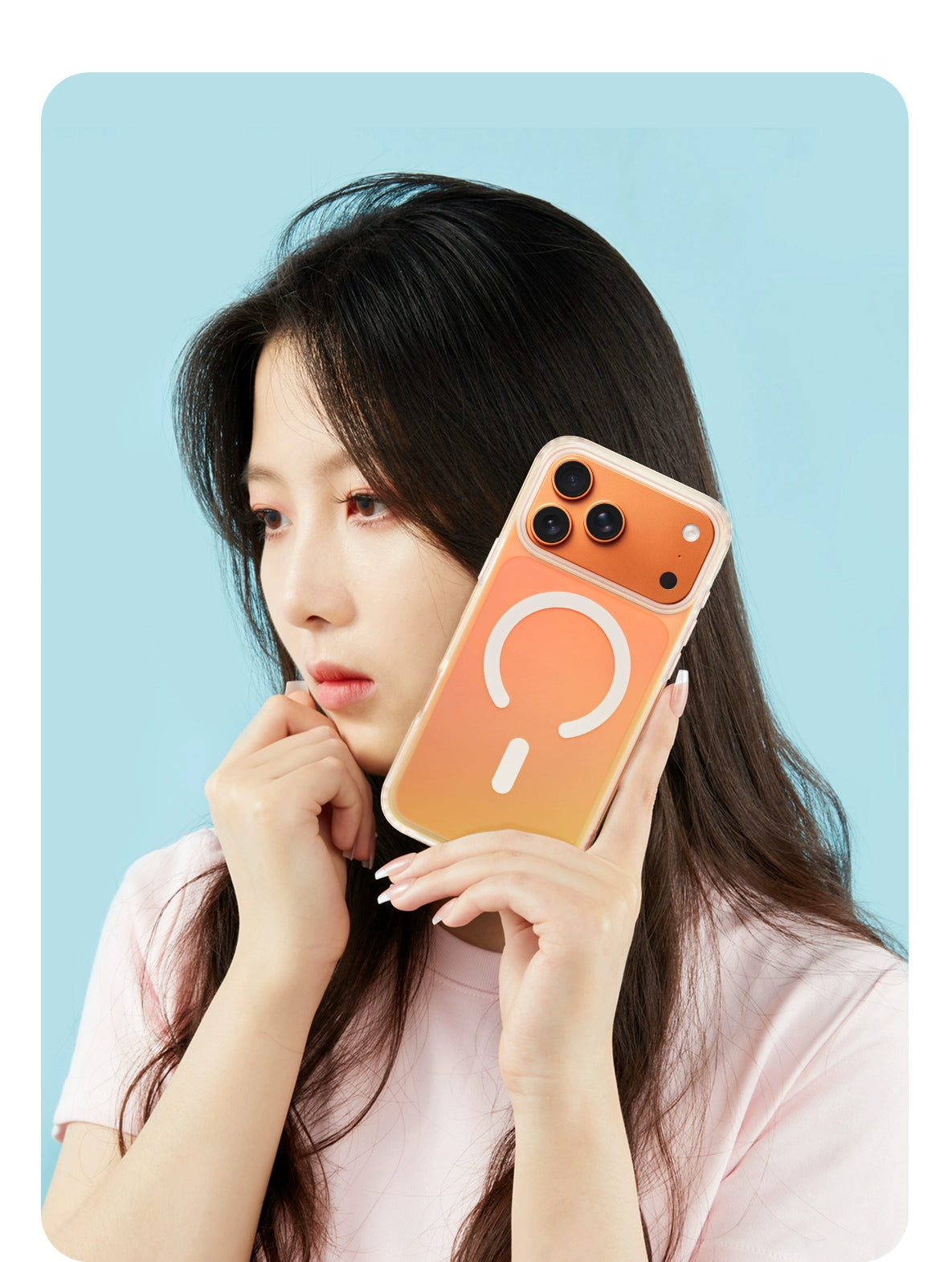 iCraftPro | Iridescent MagSafe Case for iPhone 17-13 Series with Detachable Lanyard