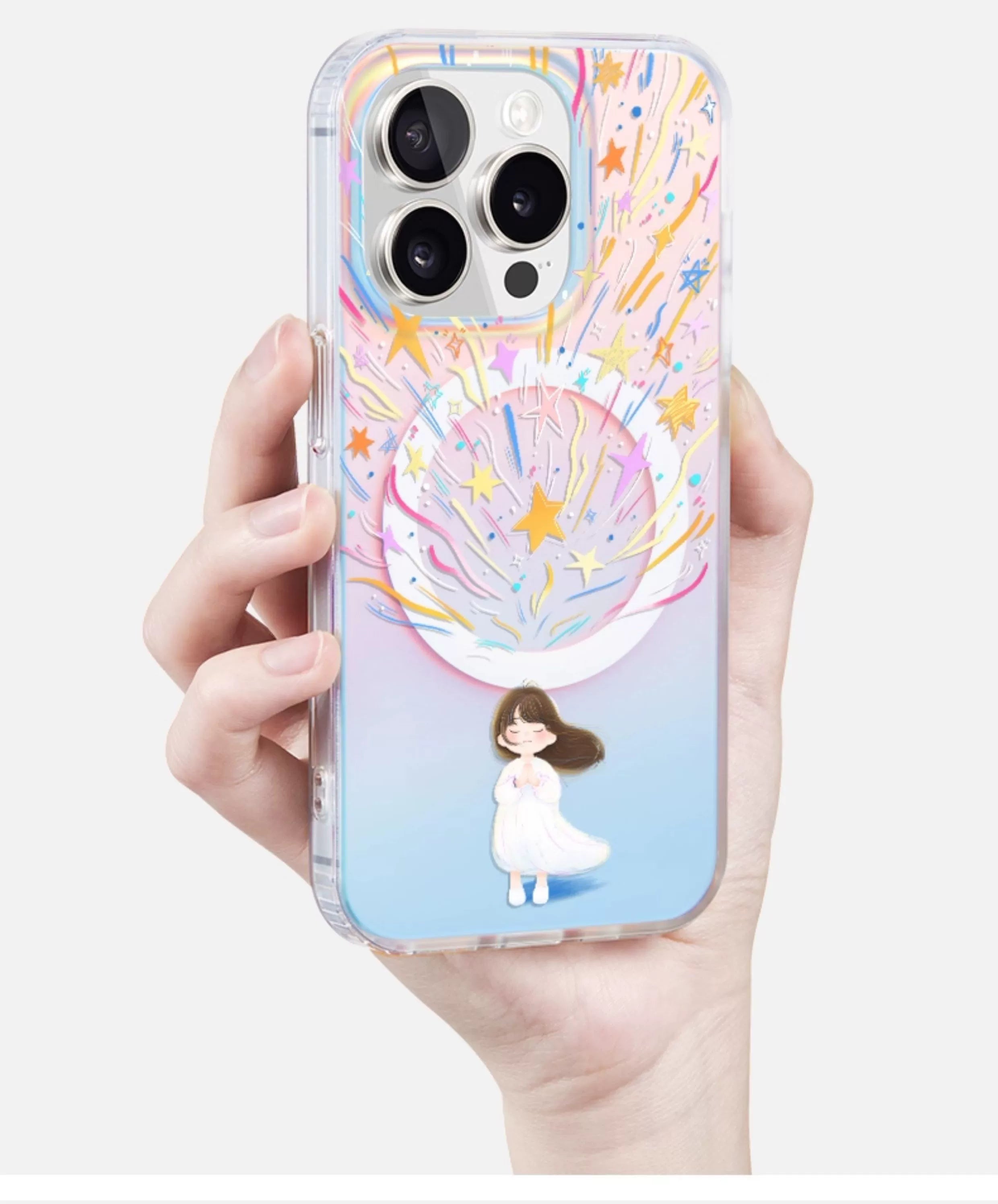 iCraftPro | Magnetic Holographic Case for iPhone 12/13/14/15/16/17 Pro Max