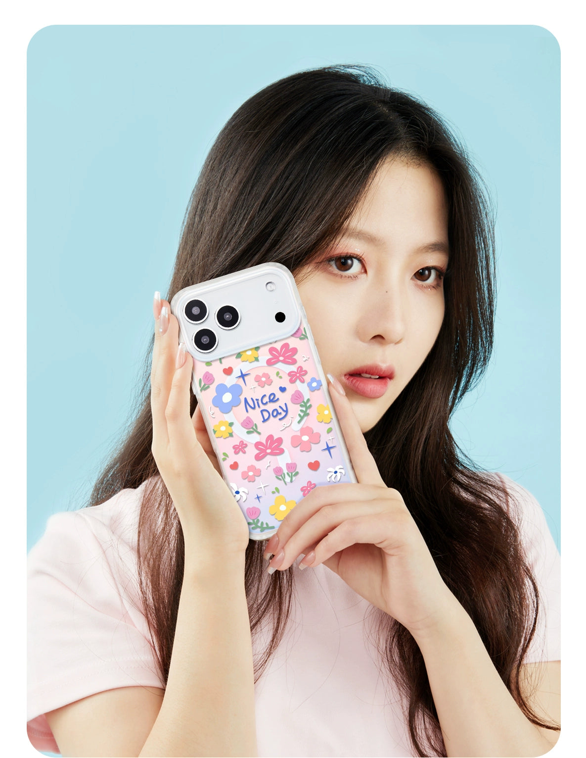 iCraftPro | MagSafe Case: Floral Design with Strap