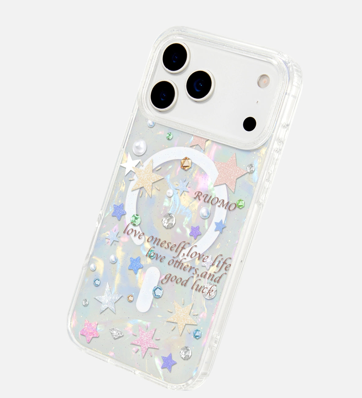 iCraftPro | Aesthetic Shell and Stars Design - MagSafe Protective Case for iPhone 17ProMax 16/15/14
