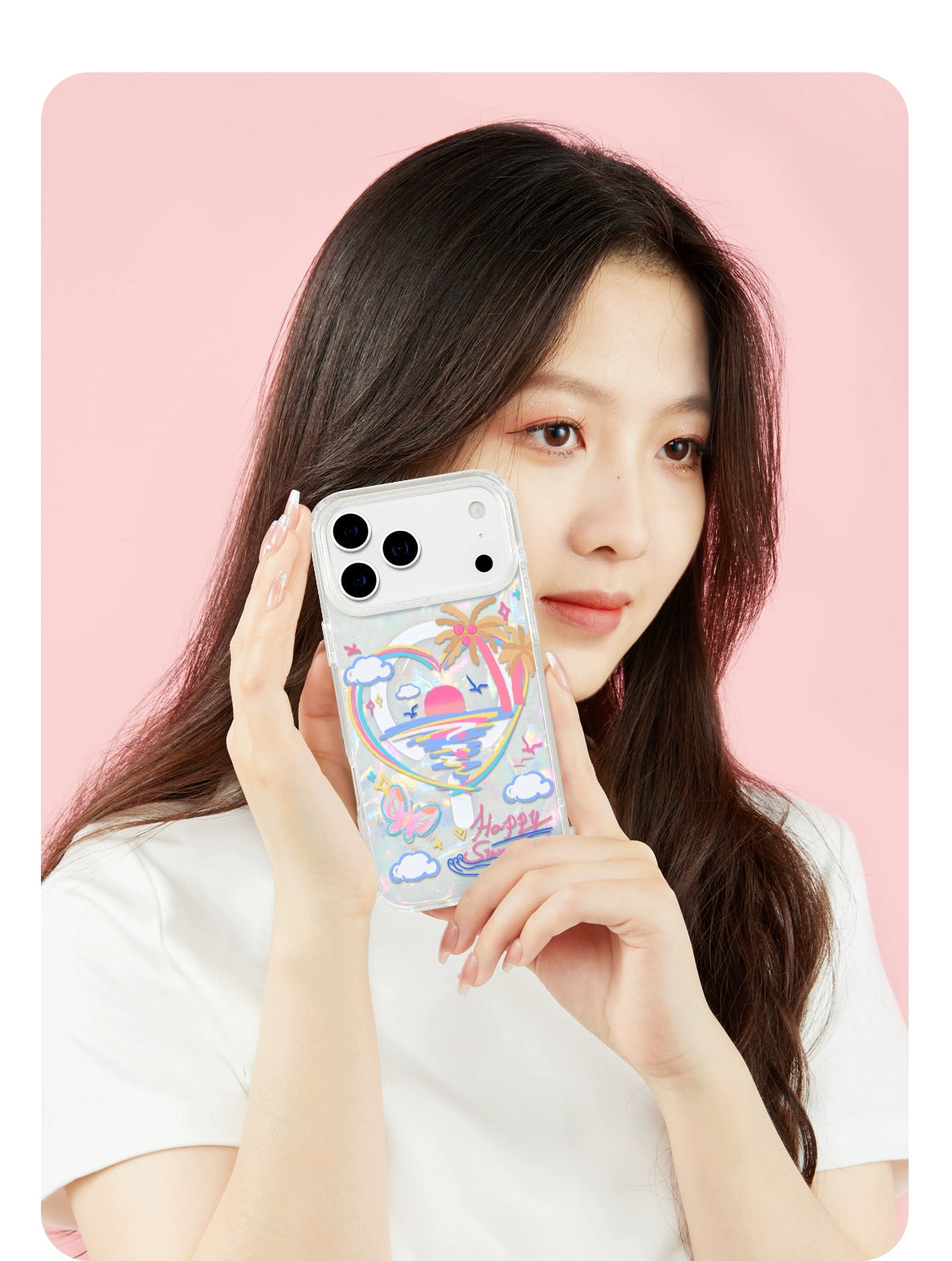 iCraftPro | Seashell Sunrise Magnetic Case for iPhone 13-17 Pro Max | Aesthetic Design