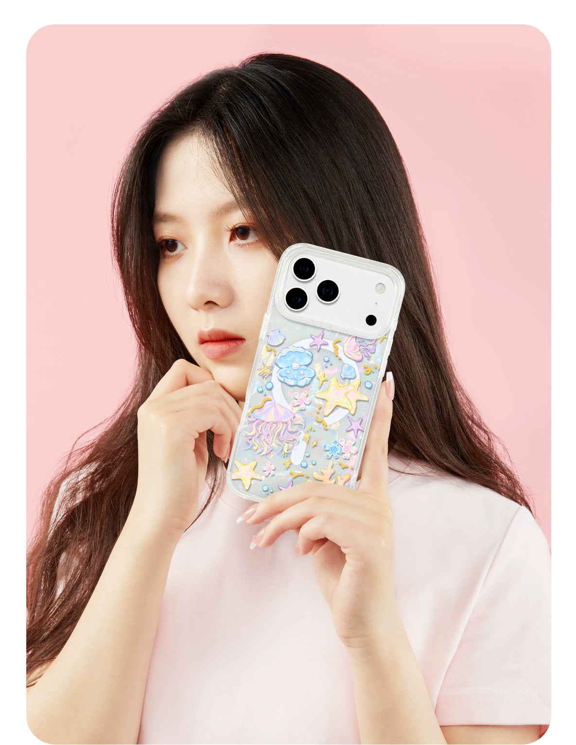 iCraftPro | Colorful Seashells Dreamy Ocean Case for iPhone 13-17 Pro Max