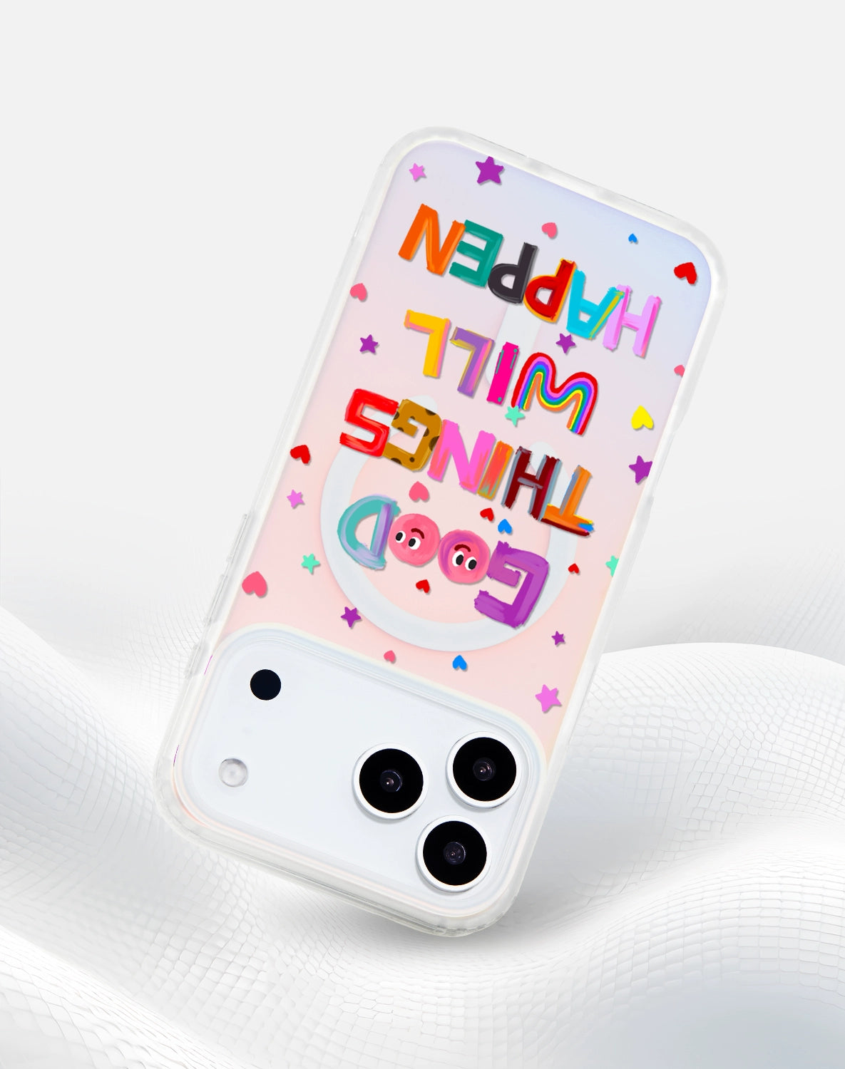 iCraftPro | iPhoneApple Series Super Stylish Dopamine Colorful Letter Anti-Drop Case