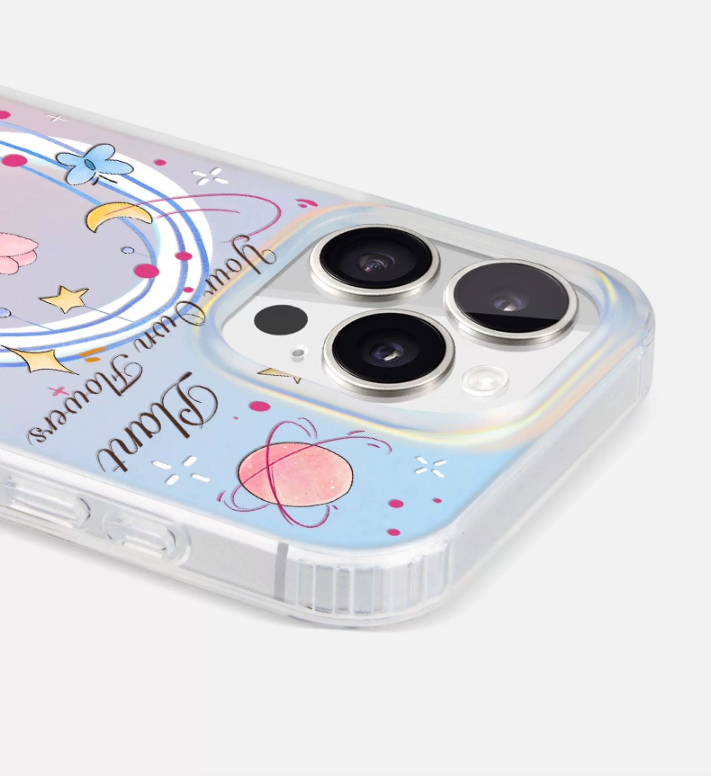 iCraftPro | Magnetic Magsafe Case with Wrist Strap & Tulip Design for iPhone 12/13/14/15/16/17 Pro (Max)