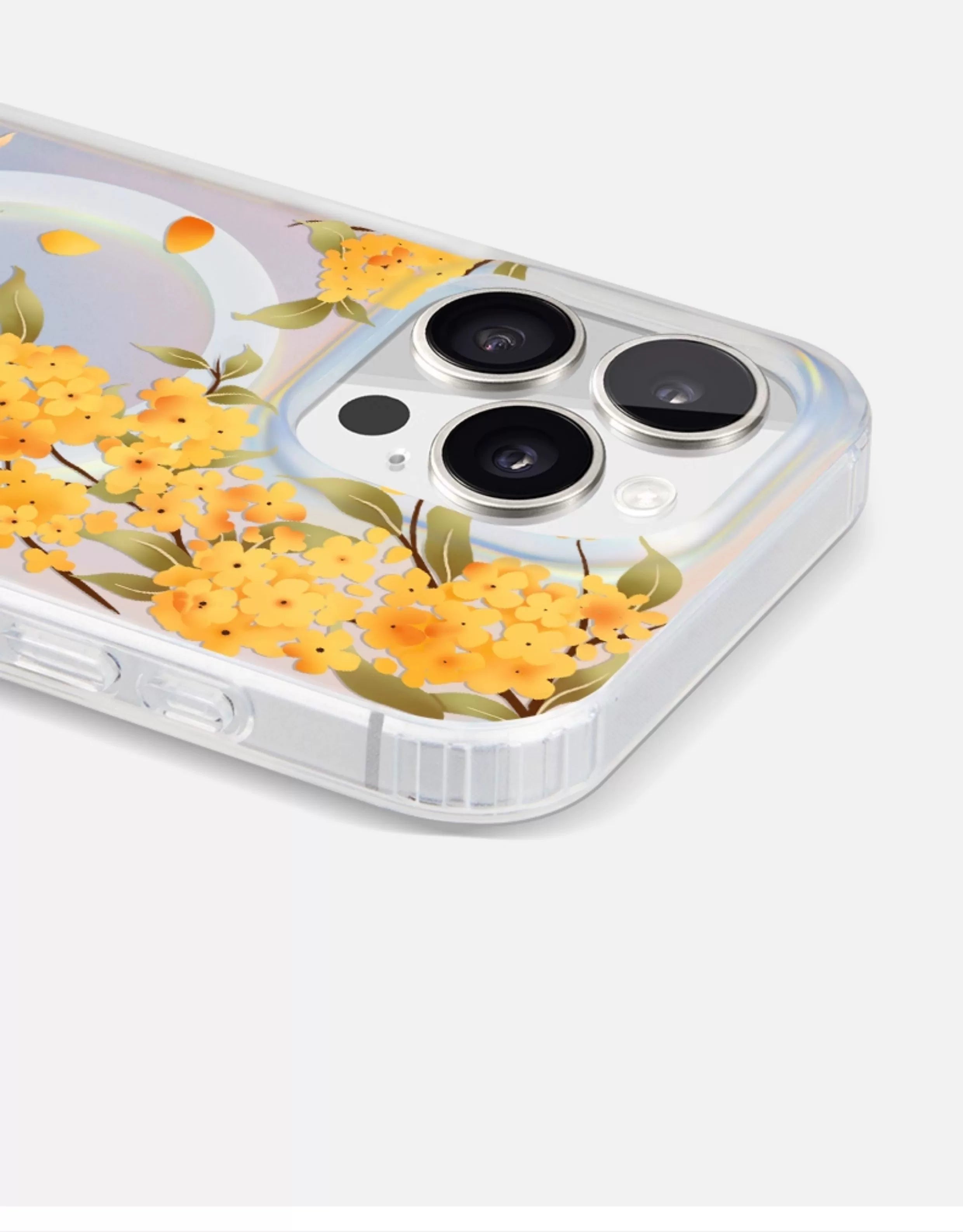 iCraftPro | Magnetic Holographic Case for iPhone 12-17 Pro Max,  Koi Design with Lanyard.