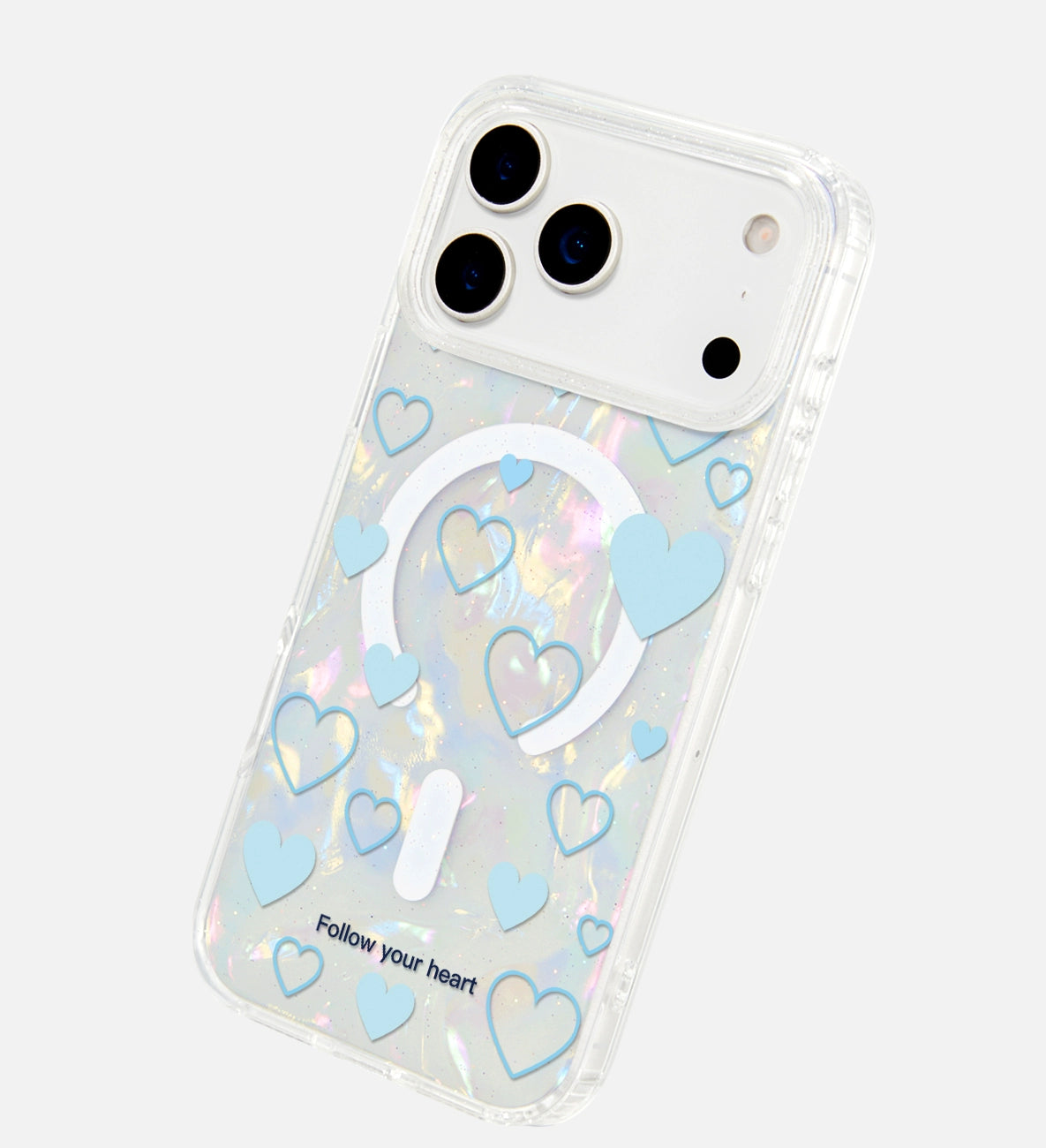 iCraftPro | Shell & Heart MagSafe Case with Strap for iPhone 12-17 Pro Max