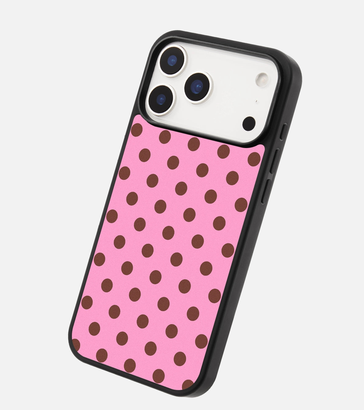 iCraftPro | Matte Magnetic Case with Polka Dot Pattern for iPhone 12/13/14/15/16 Pro/17 Pro Max