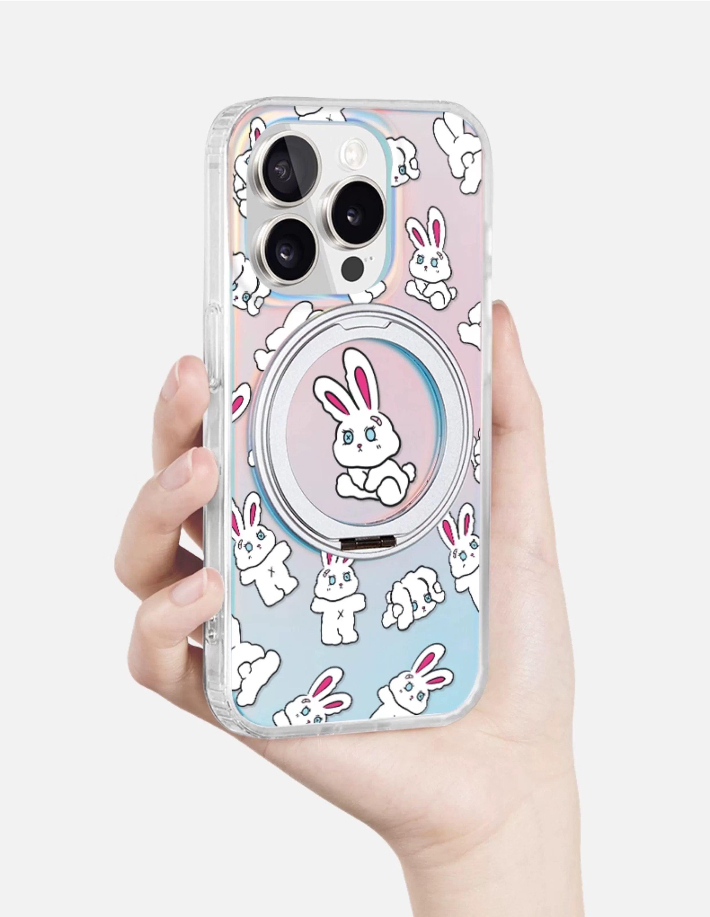 Bunny Stand - Phone Case